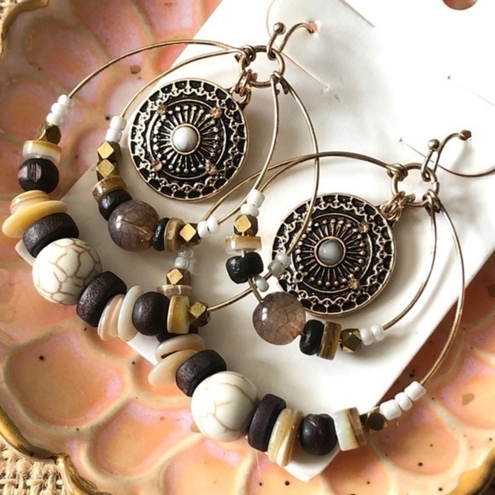 3/$20 Boho Beaded Drop Earrings
